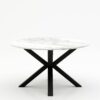 Ronde marmeren eettafel Croce - Arabescato Carrara - 170cm