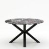 Ronde marmeren eettafel Croce - Rosso Levanto - 170cm