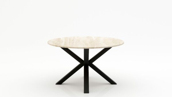 Ronde marmeren eettafel Croce - Travertino Chiaro - 170cm