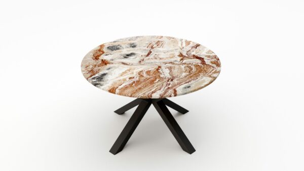 Croce - Rond - Arabescato Orobico Rosso