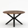 Ronde marmeren eettafel Croce - Emperador dark - 170cm