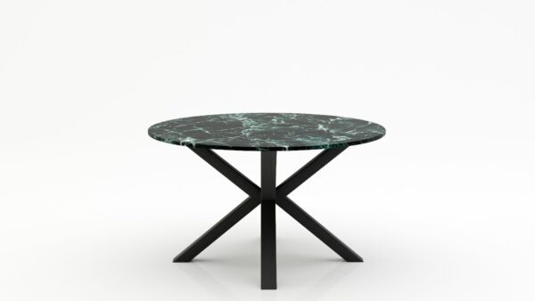 Ronde marmeren eettafel Croce - Verde rameggiato - 170cm