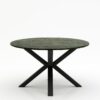 Ronde marmeren eettafel Croce - Verde Guatemala - 170cm