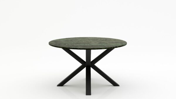 Ronde marmeren eettafel Croce - Verde Guatemala - 170cm
