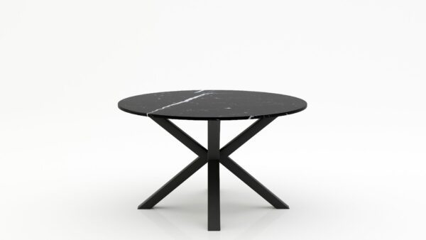 Ronde marmeren eettafel Croce - Nero Marquina - 170cm