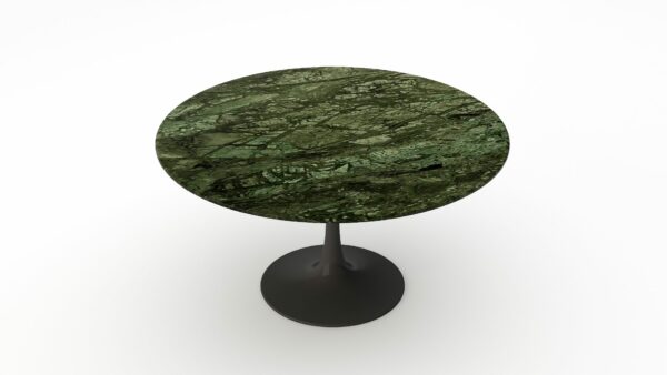 Alternative view of Ronde marmeren eettafel Tulip - Verde Guatemala