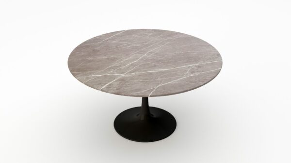 Alternative view of Ronde marmeren eettafel Tulip - Pietra Grey