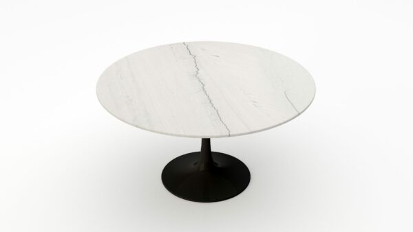 Alternative view of Ronde marmeren eettafel Tulip - Mont Blanc Quartzite
