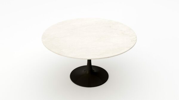 Alternative view of Ronde marmeren eettafel Tulip - Botticino Semi Classico