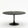Ronde marmeren eettafel Tulip - Titanium - 170cm
