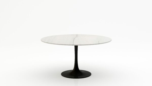 Ronde marmeren eettafel Tulip - Mont Blanc Quartzite - 170cm