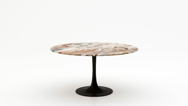 Ronde marmeren eettafel Tulip - Arabescato Orobico Rosso - 170cm