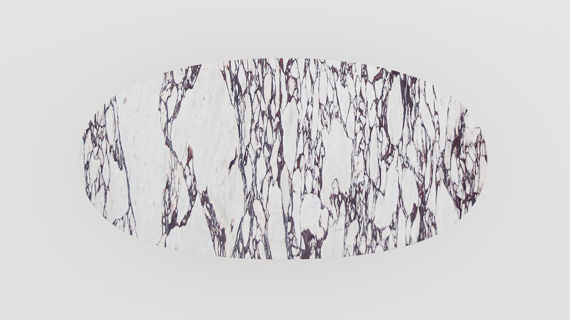 Ovale marmeren eettafel Stella - Calcatta Viola - Afbeelding 4