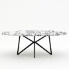 Ovale marmeren eettafel Stella - Calcatta Viola - 260x130cm