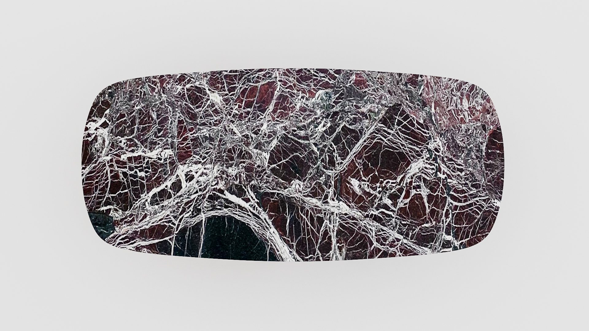 Deens ovale marmeren eettafel Stella - Rosso Levanto - Afbeelding 4