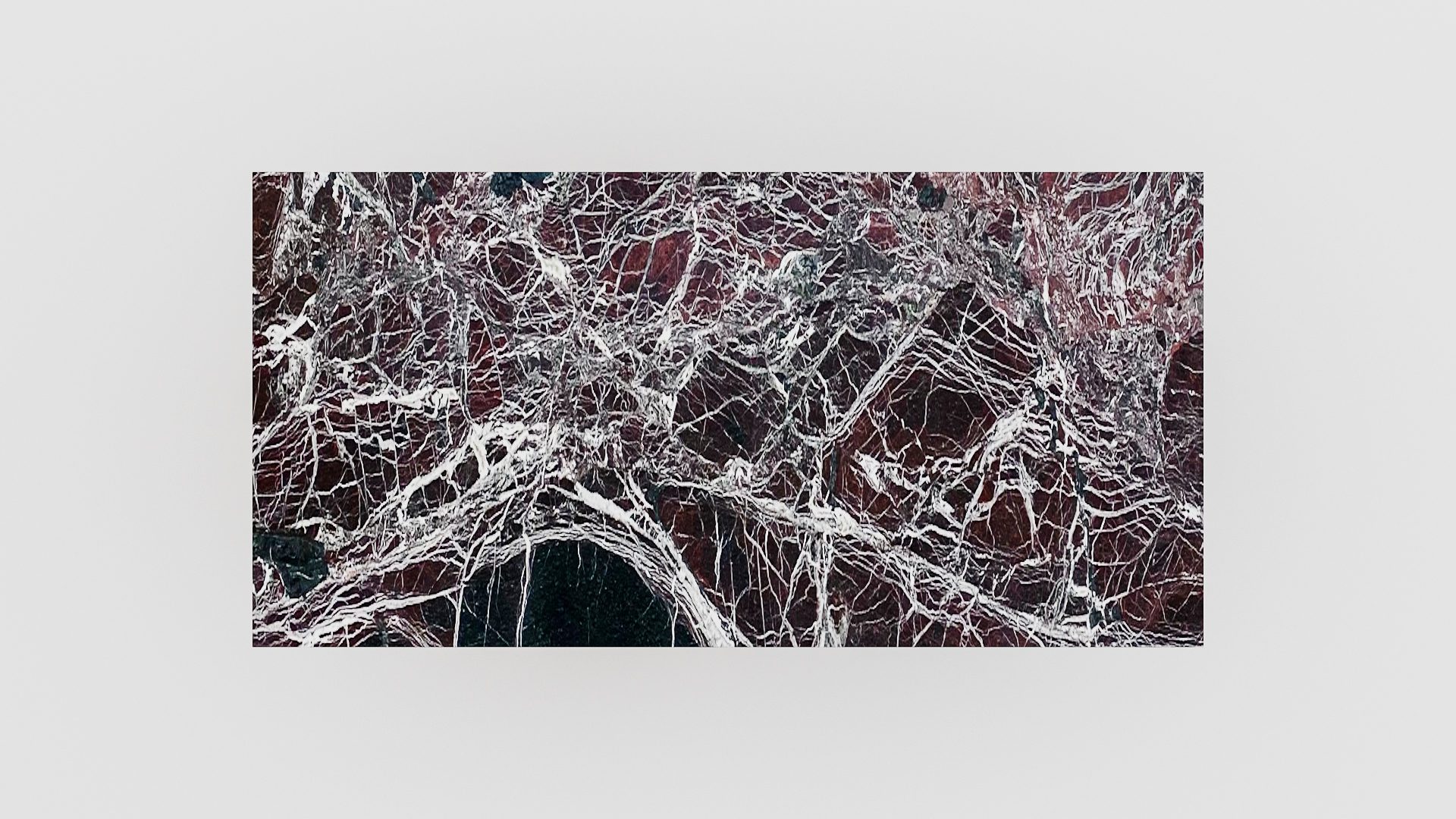 Rechthoekige marmeren eettafel Polipetti - Rosso Levanto - Afbeelding 2