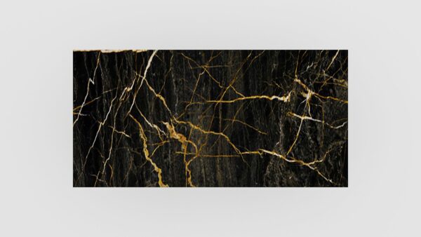 Alternative view of Rechthoekige marmeren eettafel Polipetti Nero saint port laurent