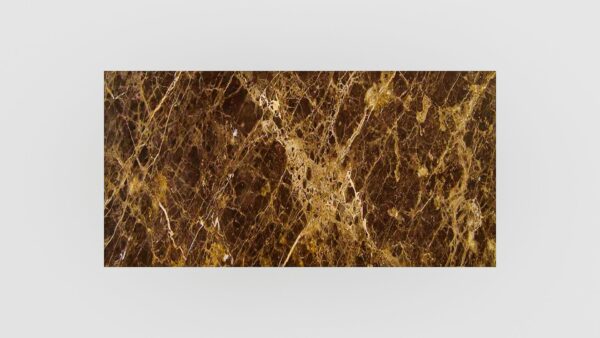 Alternative view of Rechthoekige marmeren eettafel Polipetti - Emperador dark