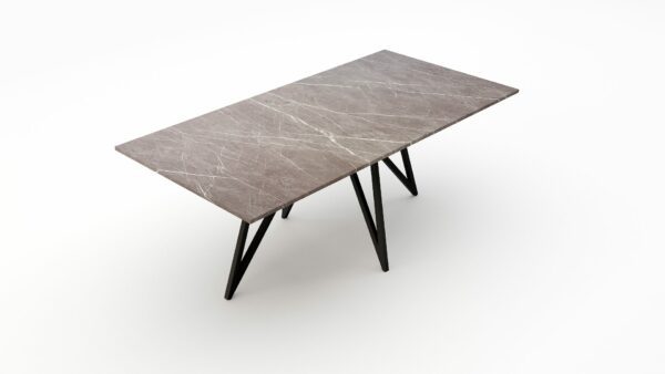 Rechthoekige marmeren eettafel Polipetti - Pietra Grey - 260x100cm