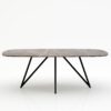 Deens ovale marmeren eettafel Polipetti - Pietra Grey - 260x120cm