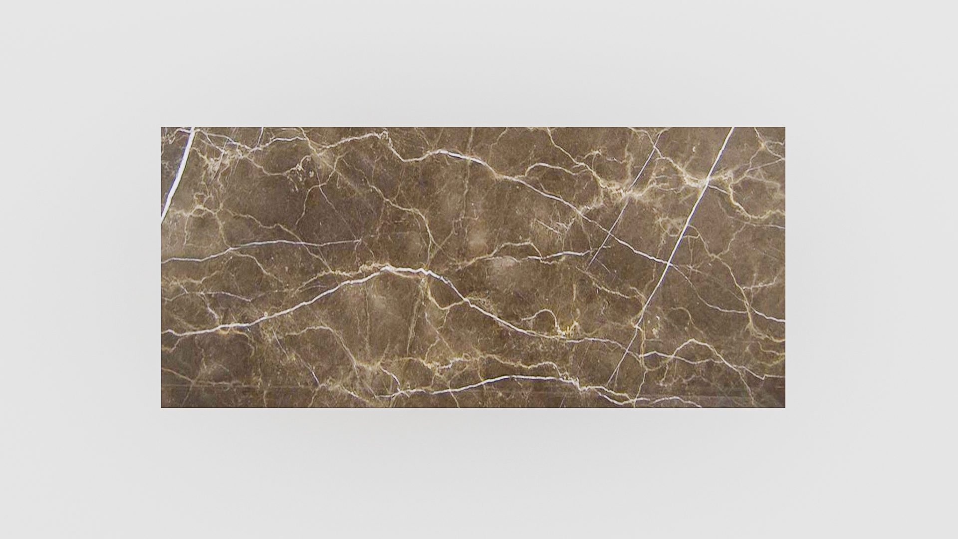 Rechthoekige marmeren eettafel Matrix Farfalle - Royal Brown - Afbeelding 3