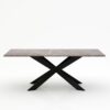 Rechthoekige marmeren eettafel Matrix Farfalle - Pietra Grey - 260x100cm