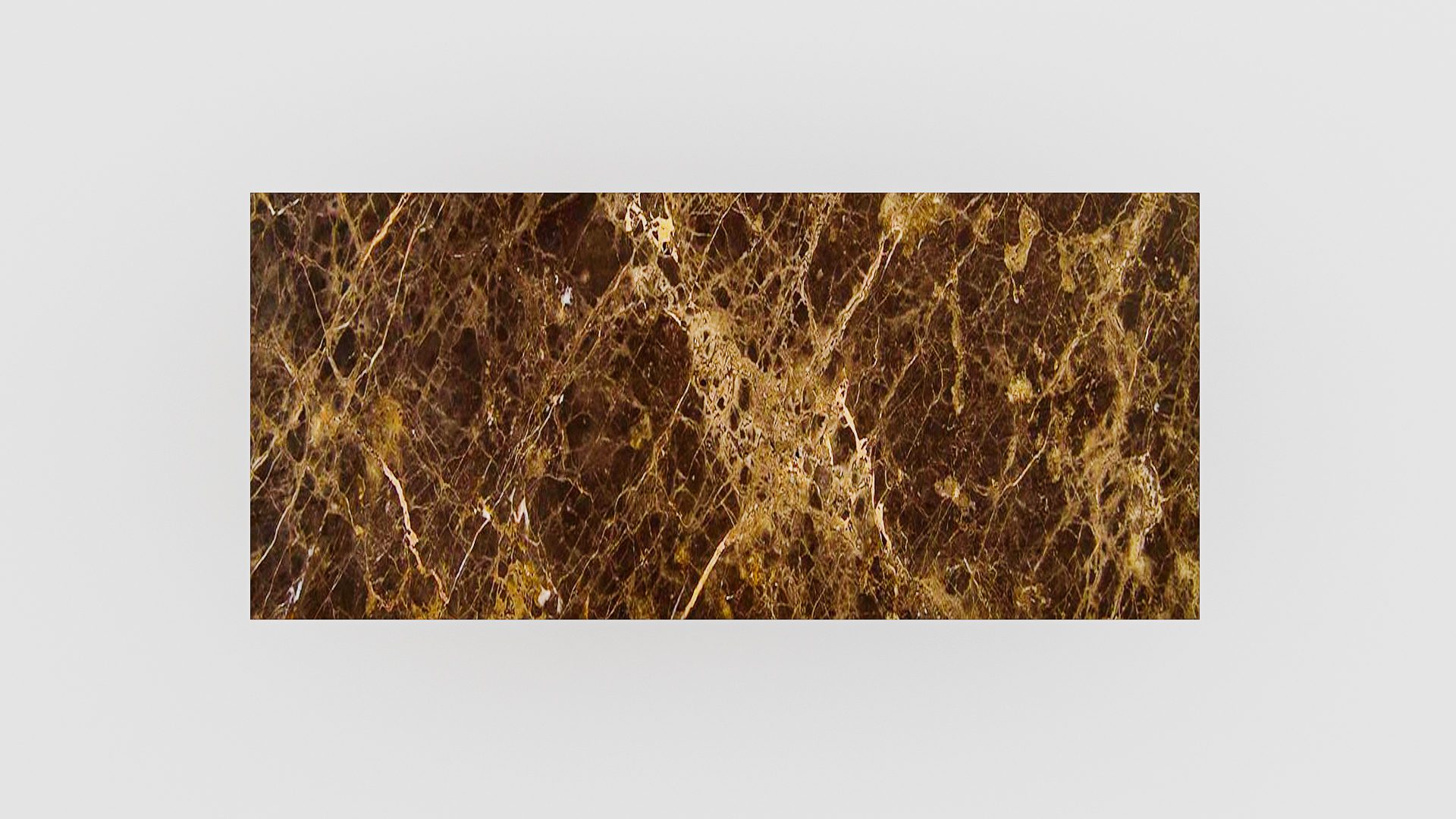 Rechthoekige marmeren eettafel Gambe Quattro - Emperador dark - Afbeelding 3