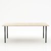 Rechthoekige marmeren eettafel Gambe Quattro - Travertino Chiaro - 260x100cm