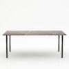 Rechthoekige marmeren eettafel Gambe Quattro - Pietra Grey - 260x100cm
