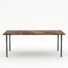 Rechthoekige marmeren eettafel Gambe Quattro - Emperador dark - 260x100cm
