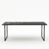Rechthoekige marmeren eettafel Gambe U - Titanium - 260x100cm