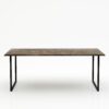 Rechthoekige marmeren eettafel Gambe U - Royal Brown - 260x100cm
