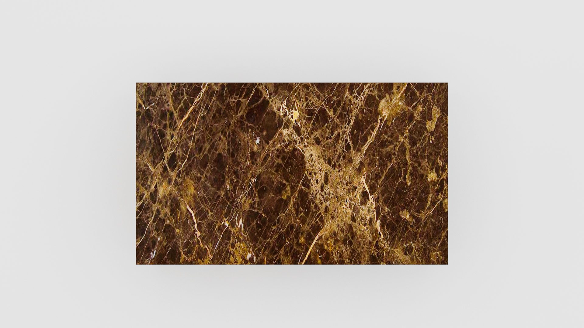 Rechthoekige marmeren salontafel Cornice - Emperador dark - Afbeelding 4