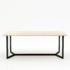 Rechthoekige marmeren eettafel Anatra - Travertino Chiaro - 260x100cm