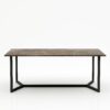 Rechthoekige marmeren eettafel Anatra - Royal Brown - 260x100cm