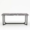 Rechthoekige marmeren eettafel Anatra - Rosso Levanto - 260x100cm