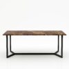 Rechthoekige marmeren eettafel Anatra - Emperador dark - 260x100cm