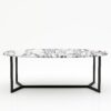 Ovale marmeren eettafel Anatra - Calcatta Viola - 260x130cm
