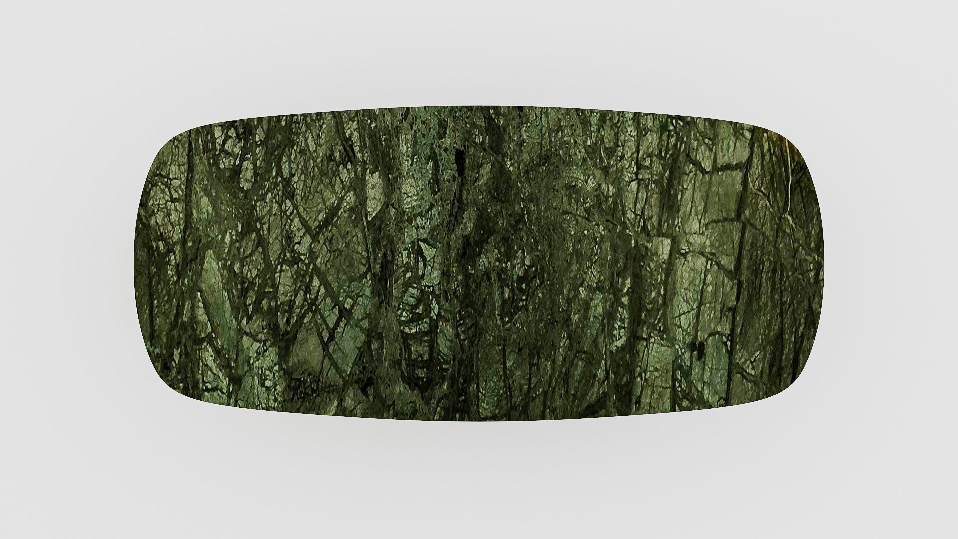Deens ovale marmeren eettafel Anatra - Verde Guatemala - Afbeelding 4