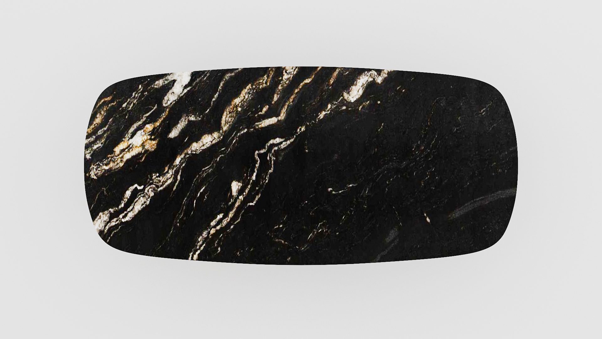 Deens ovale marmeren eettafel Anatra - Titanium - Afbeelding 4