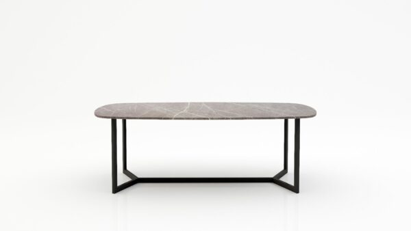 Deens ovale marmeren eettafel Anatra - Pietra Grey - 260x120cm