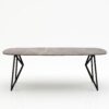 Deens ovale marmeren eettafel Pipistrello - Pietra Grey - 260x120cm