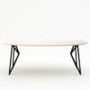 Ovale marmeren eettafel Pipistrello - Botticino Semi Classico - 260x130cm