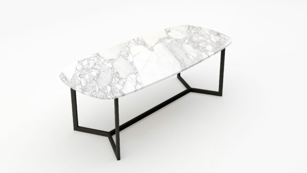 Anatra - Deens ovaal - Arabescato Carrara