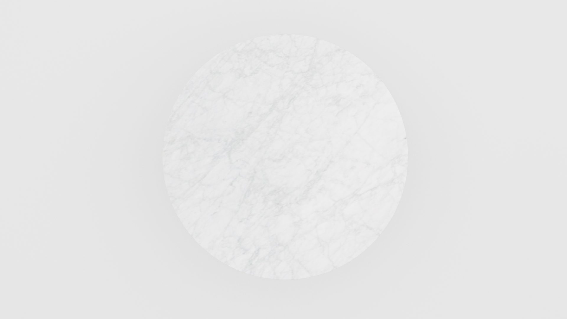 Ronde marmeren eettafel Pipistrello Tondo Bianco Carrara CD CHIARO - Afbeelding 2