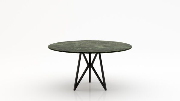 Ronde marmeren eettafel Pipistrello Tondo - Verde Guatemala - 170cm