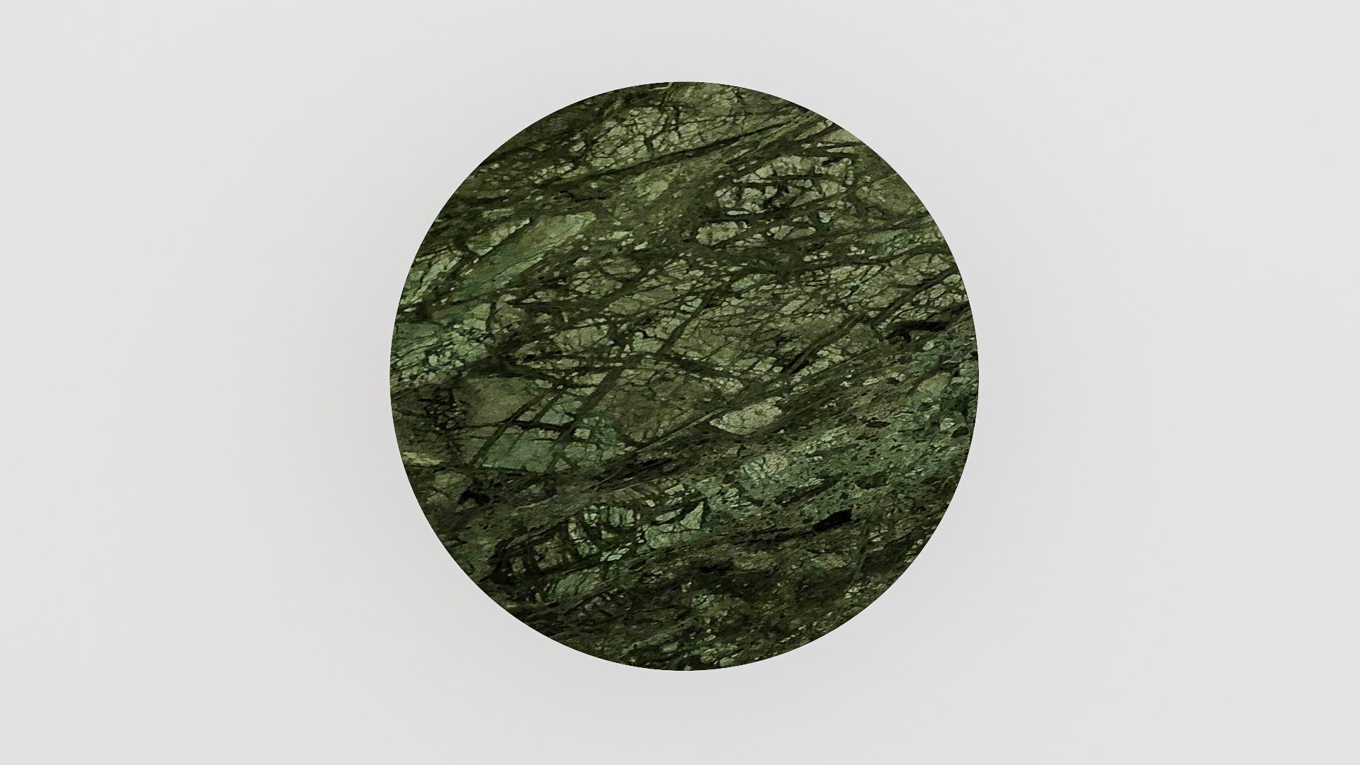 Ronde marmeren eettafel Pipistrello Tondo - Verde Guatemala - Afbeelding 3