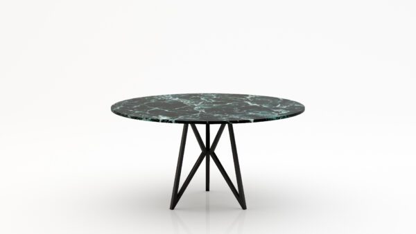Ronde marmeren eettafel Pipistrello Tondo - Verde rameggiato - 170cm