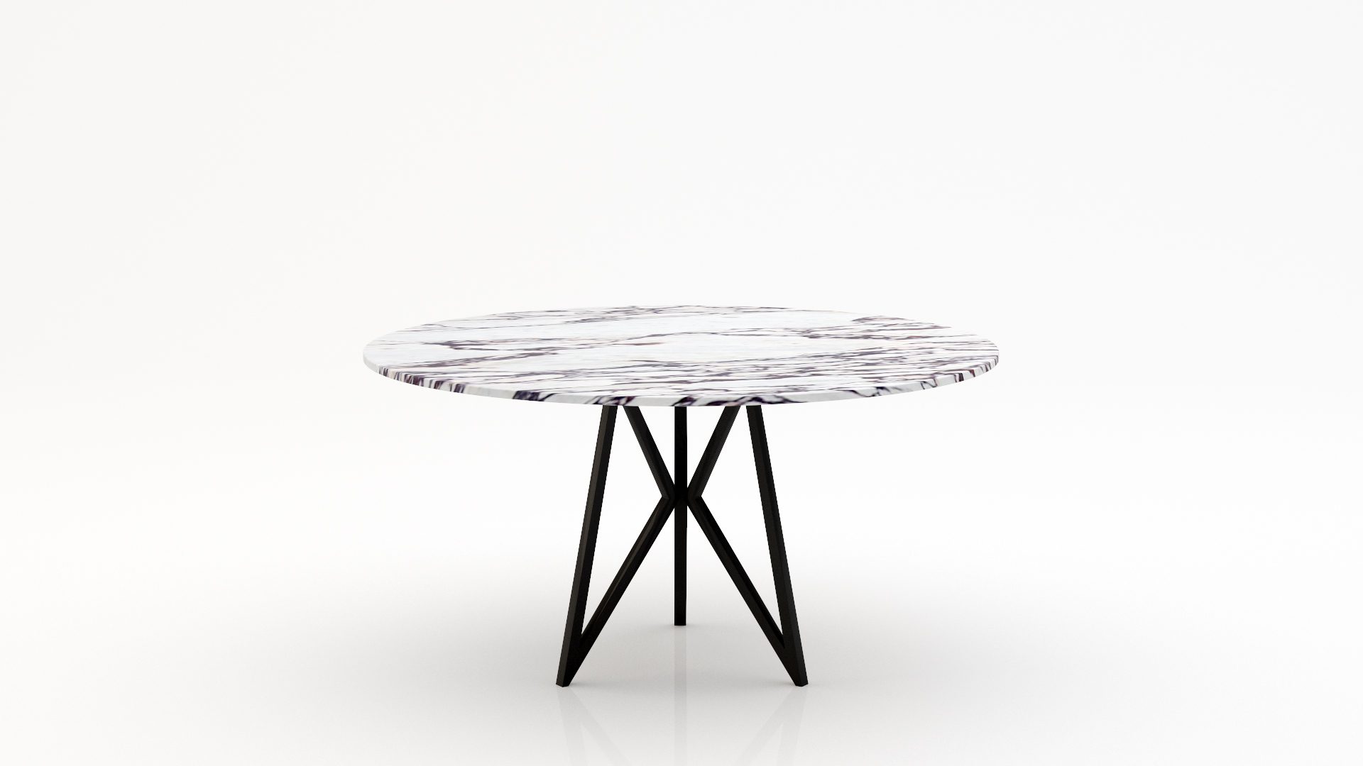 Ronde marmeren eettafel Pipistrello Tondo - Calcatta Viola - 170cm