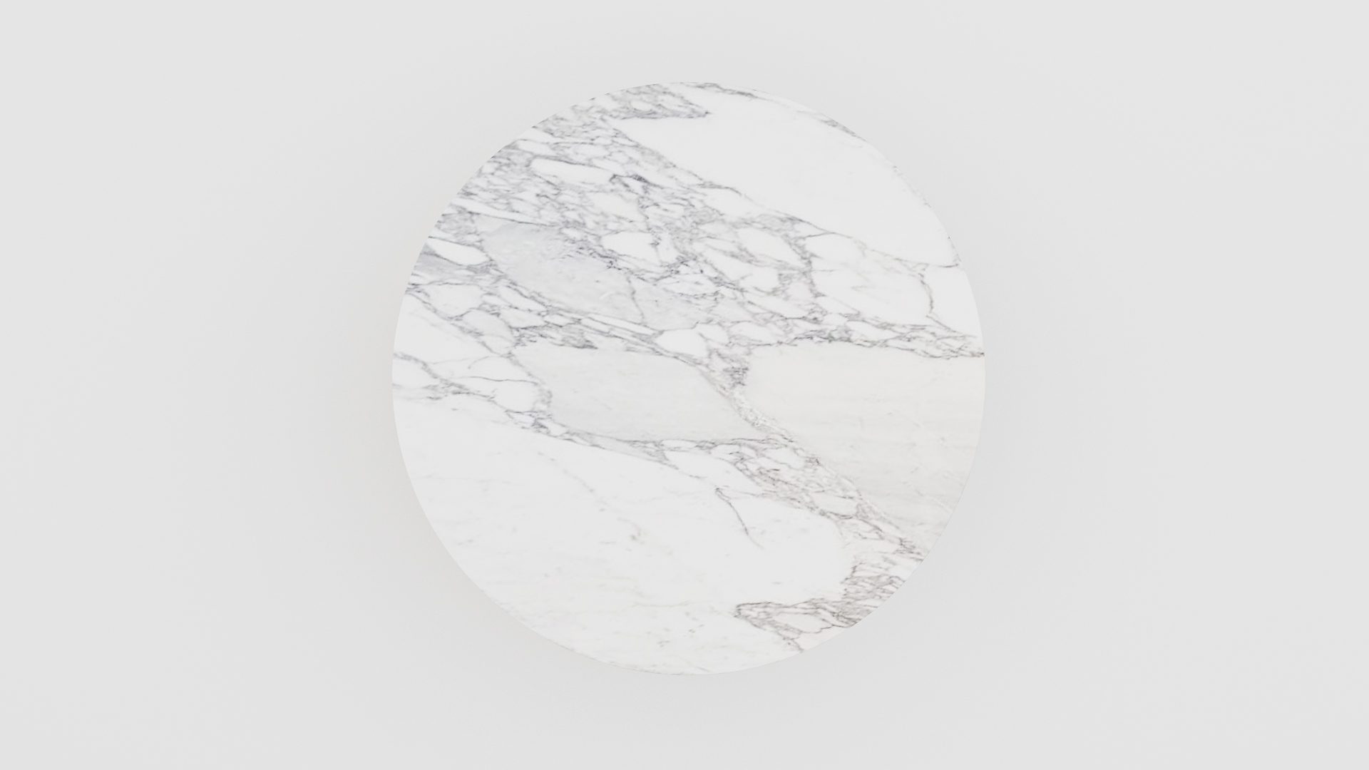 Ronde marmeren eettafel Pipistrello Tondo Arabescato Carrara - Afbeelding 3